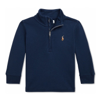 Polo Ralph Lauren 'Cotton Quarter-Zip Sweater' pour Bébé