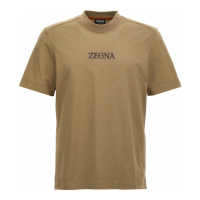 Zegna T-shirt 'Logo Print' pour Hommes