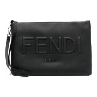 Fendi Pochette 'Embossed-Logo' pour Hommes