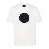 Giorgio Armani T-shirt 'Logo-Appliqué' pour Hommes