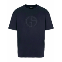 Giorgio Armani T-shirt 'Logo-Appliqué' pour Hommes