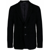 Giorgio Armani Blazer 'Textured-Finish Notched-Lapels' pour Hommes