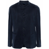 Giorgio Armani Veste 'Band-Collar Buttoned' pour Hommes