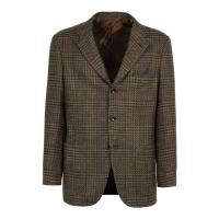 Kiton Veste 'Prince Of Wales Checked' pour Hommes