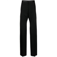 Givenchy Pantalon 'Satin-Trim Straight-Cut Tailored' pour Hommes