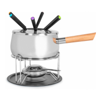 Cose a Casa 'Basic' Fondue-Set - 11 Stücke