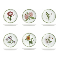 Cose a Casa 'Flowers' Dessertteller-Set - 21 cm - 6 Stücke