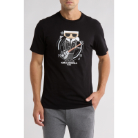 Karl Lagerfeld Paris 'Kocktail Karl Guitar Cotton Graphic T-Shirt' für Herren