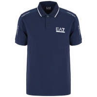 EA7 Emporio Armani Polo 'Logo-Print' pour Hommes