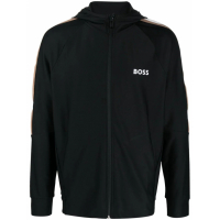 Boss Veste 'Logo-Print Hooded' pour Hommes