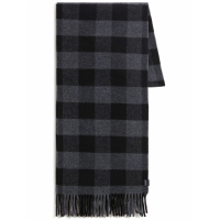 Woolrich Foulard 'Check-Pattern Fringed Edge' pour Hommes