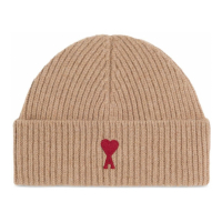 Ami Paris Bonnet 'Ami De Coeur Ribbed' pour Hommes