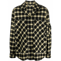 Versace Veste 'Button-Down Checked' pour Hommes