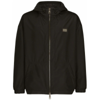 Dolce&Gabbana Veste 'Logo-Tag Hooded' pour Hommes