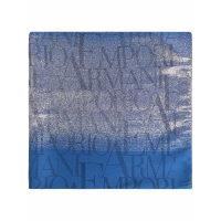 Emporio Armani Foulard 'Logo-Jacquard Frayed' pour Femmes