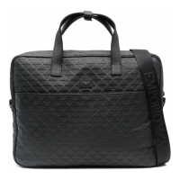 Emporio Armani Sac pour ordinateur portable 'Logo-Debossed' pour Hommes