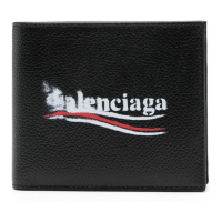 Balenciaga Portefeuille 'Logo-Print' pour Hommes