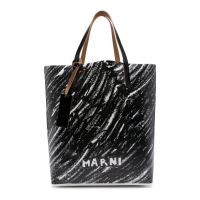 Marni Men's 'Logo-Print' Tote Bag