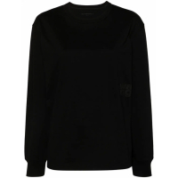 Alexander Wang Women's 'Raised-Logo' Long-Sleeve T-Shirt