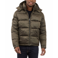 Michael Kors Heavyweight Metallic Finish Hooded Puffer Jacket' pour Hommes