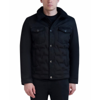 Karl Lagerfeld Quilted Trucker Jacket' pour Hommes