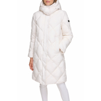 DKNY 'Diamond Quilted Hooded Puffer Jacket' für Damen