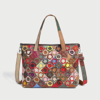 Cilela Sac Cabas 'Colorful Hippie Leather' pour Femmes