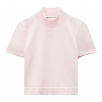 T By Alexander Wang 'Logo-Embossed Knitted' Top für Damen