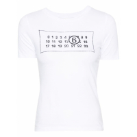 Mm6 T-shirt 'Numbers-Motif' pour Femmes