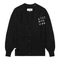 Mm6 Cardigan 'Numbers-Motif' pour Femmes