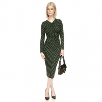 MICHAEL Michael Kors 'Long Sleeve Ruched Midi Dres' für Damen