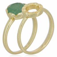 Rainbow Stone Women's 'Cléo' Ring