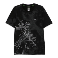 Hugo Boss T-shirt 'Reflective-Print' pour Hommes