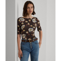 LAUREN Ralph Lauren T-shirt 'Floral Boat-Neck Tee' pour Femmes