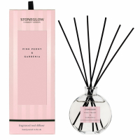 StoneGlow 'Pink Peony & Gardenia' Schilfrohr-Diffusor - 120 ml