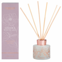 StoneGlow 'Day Flower Ginger & White Lily' Schilfrohr-Diffusor - 120 ml