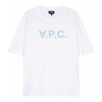 A.P.C. T-shirt 'Flocked-Logo' pour Hommes