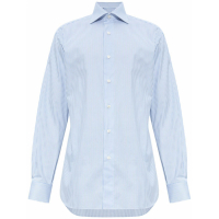 Brioni Chemise 'Classic Collar Pinstriped' pour Hommes