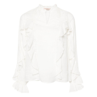 Twin Set Blouse à manches longues 'Lace-Detailing Ruffled' pour Femmes