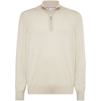 Brunello Cucinelli Pull 'Short-Zip Knitted' pour Hommes