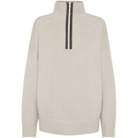 Brunello Cucinelli Pull Over 'High-Neck Knitted' pour Femmes