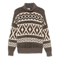 Brunello Cucinelli Pull 'Intarsia-Knit' pour Femmes