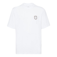 Brunello Cucinelli T-shirt 'Logo Patch' pour Hommes