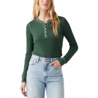 Levi's Henley 'Jakob Long Sleeve Waffle-Knit' pour Femmes