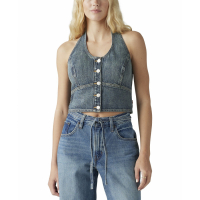 Levi's Top dos nu 'Janeesah Smocked-Back' pour Femmes