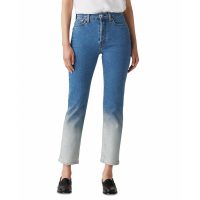 Levi's Women's 'Wedgie Straight-Leg High Rise Cropped' Jeans