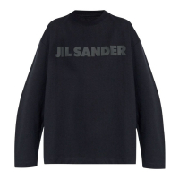 Jil Sander T-Shirt manches longues 'Logo-Print' pour Femmes