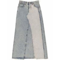 MM6 Maison Margiela 'Slit Denim' Maxirock für Damen