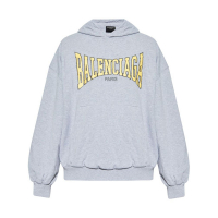 Balenciaga Sweatshirt à capuche  'Logo-Print' pour Hommes