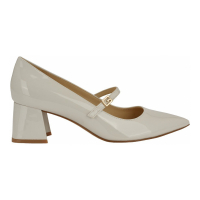 Guess Women's 'Zands Pointed Toe Mid-Block Heel Patent Mary Janes' Pumps